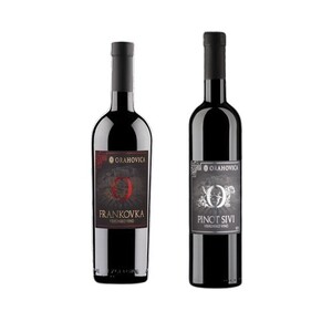 PP ORAHOVICA vina: Pinot sivi vrhunski 0,75 l + Frankovka vrhunska 0,75 l