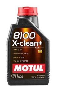 Motul 8100 X CLEAN + (504.00 507.00) 5W30 1/1