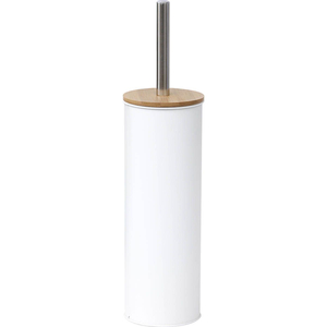 TENDANCE WC četka, metal/bambus, bijela
