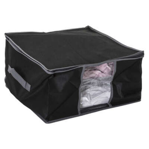 FIVE kutija za odlaganje s vakuum vrećom Air store 40x40x25 cm, PP/PE/PET, crna