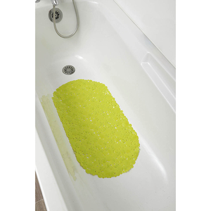TENDANCE podloga za kadu Bubbles 69 x 36 cm, PVC, zelena