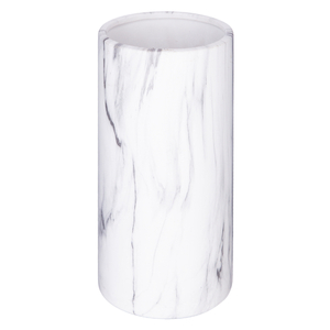ATMOSPHERA vaza Marble 9.5x20 cm, keramika, bijela