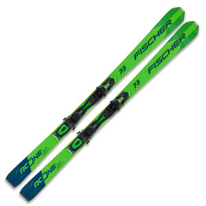 FISCHER ski set RC ONE 73 AR + vezovi RS 11 PR, 174 cm, zelene