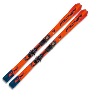 FISCHER ski set RC ONE 72 MF + vezovi RSX Z12 PR, 163 cm, narančaste