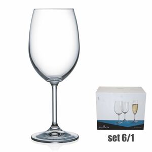 Kristalin čaše za crno vino  Lara 6/1, 450 ml