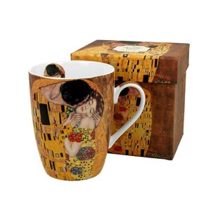 Šalica The kiss by Gustav Klimt u pokon kutiji, 380 ml, porculan
