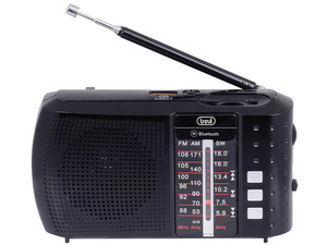 TREVI prijenosni radio RA7F20BT, FM, BT, USB, microSD, crni