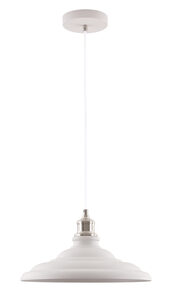 Viseća svjetiljka Loret, E27, IP20, bijela