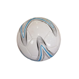 Nogometna lopta, bijelo/plava