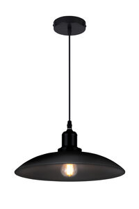 Viseća svjetiljka Horizon, E27, IP20, crna