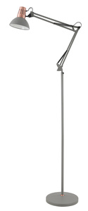 Samostojeća svjetiljka Artemia, E27, IP20, siva