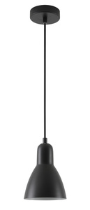 Viseća svjetiljka Etore L, E27, IP20, crna