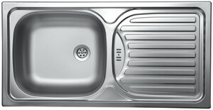 SINK SOLUTION sudoper A LINE 86 x 43,5 cm, lux 1x, inox