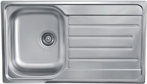 SINK SOLUTION sudoper A LINE 80 x 50 cm, 1x, inox