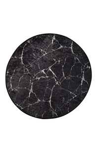 Kupaonski tepih Marble 140cm, crni