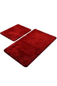 Kupaonski set tepiha Red 50x60cm i 60x100cm, 2/1, crveni
