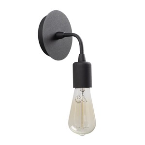 Zidna svjetiljka HARPUT, E27, crna