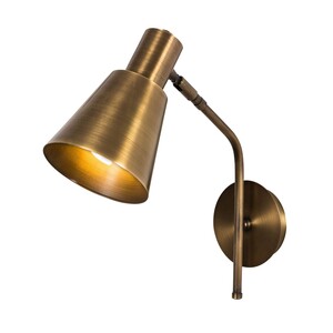Zidna svjetiljka SIVANI VINTAGE, E27, zlatna
