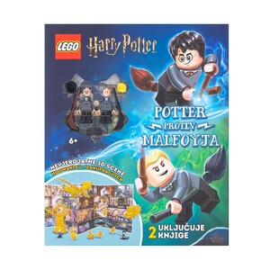 Lego Harry Potter - Potter protiv Malfoya - Dvoboj čarobnjaka/ Gryffindor protiv Slytherina/ Školski protivnici - kutija/3D scene + 2 knjige