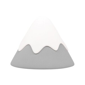 Design Nest noćna lampica snježna planina, siva