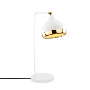 Stolna svjetiljka YILL, E27, bijelo/zlatna