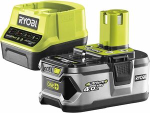 RYOBI ONE+  starter set akumulator + brzi punjač RC18120-140 - 18V, 4Ah