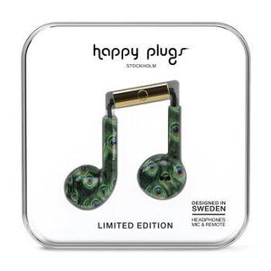 Happy Plugs Earbud Plus slušalice, Peacock