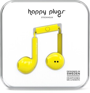 Happy Plugs Earbud Plus slušalice, žute