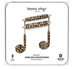 Happy Plugs Wireless II, bežične slušalice, Leopard