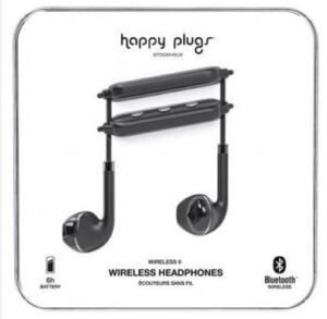 Happy Plugs Wireless II, bežične slušalice, crne