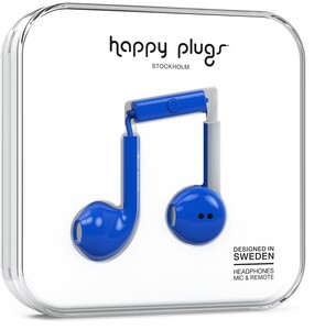 Happy Plugs Earbud Plus slušalice, Kobalt