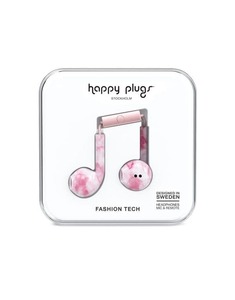 Happy Plugs Earbud Plus slušalice, rozo mramorne