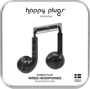 Happy Plugs Earbud Plus slušalice, crno mramorne
