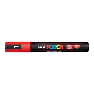 Flomaster marker Uni PC-5M Posca crveni