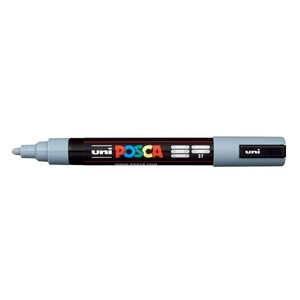 Marker Uni pc-5m Posca, sivi