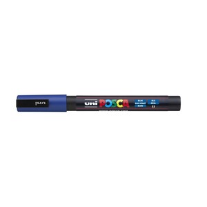 Flomaster marker Uni PC-3M Posca plavi