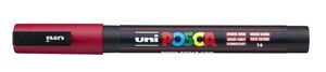 Marker Uni pc-3m Posca, tamno crveni