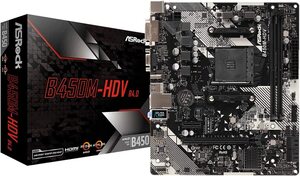 Matična ploča ASRock B450M-HDV R4.0, AMD B450, AM4, mATX