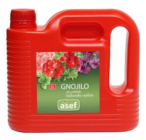 SUBSTRAL Asef tekuće mineralno gnojivo za balkonske i druge cvatuće biljke, 2l