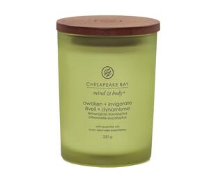 Chesapeake Bay mirisna svijeća,  medium awaken & invigorate, lemongrass eucalyptus, 57 g