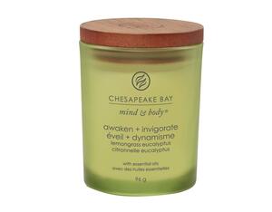 Chesapeake Bay mirisna svijeća, small awaken & invigorate, lemongrass eucalyptus, 96g