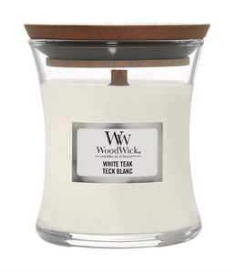 WoodWick mirisna svijeća, Mini, White Teak
