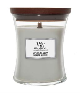 WoodWick mirisna svijeća, Mini, Hourglass Lavender & Cedar