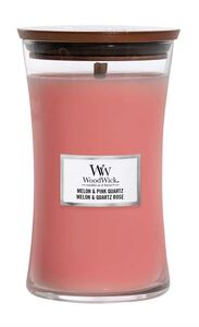 WoodWick mirisna svijeća, Large, Melon & Pink Quartz