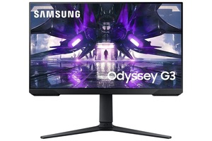 Samsung monitor Odyssey LS24AG300NRXEN, VA, FHD, 144Hz, HDMI, 1ms, DP