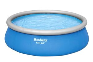 Bestway bazen na napuhavanje sa filter pumpom i ljestvama - 457x122 cm
