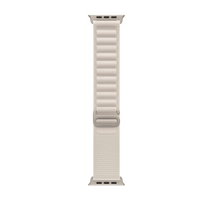 Apple Watch 49mm Band Starlight Alpine Loop medium