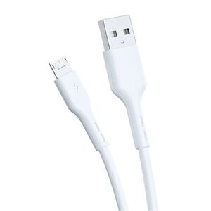 MS kabel 3A fast charging USB-A 2.0 -> microUSB, 1m, bijeli