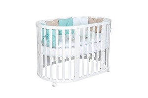 BebiSnovi krevetić Jezgro 4u1 - Bijeli