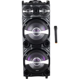 Akai karaoke DJ-222, 100W, mikseta, EQ, FM, daljinski, bežični mikrofon